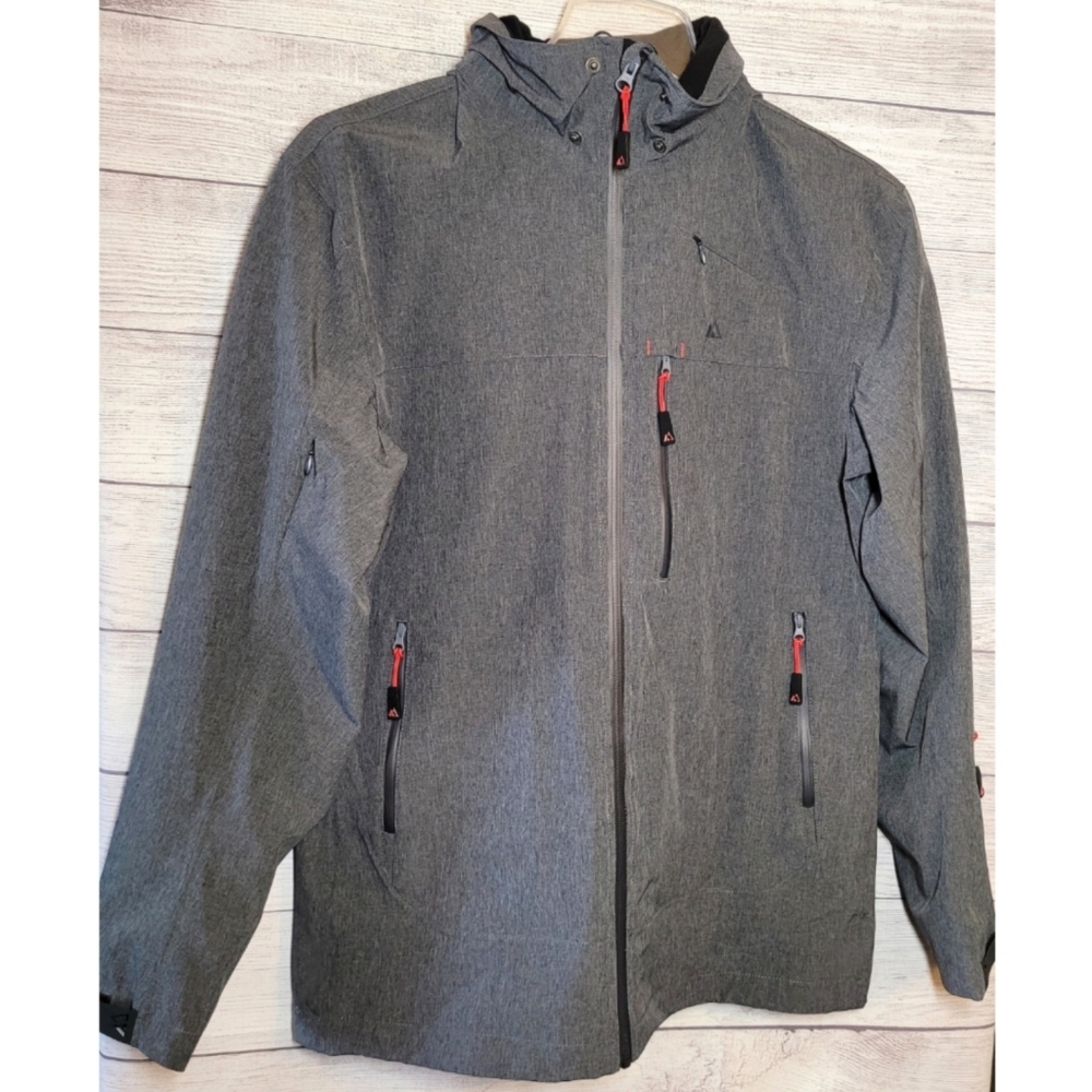 Apricoat Adventure 2.0 Insulated Lighweight Jacket Gray Men's Size Medium Travel